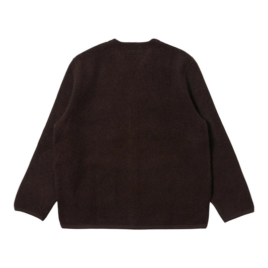 Cardigan Universal Works Wool Fleece - Brown