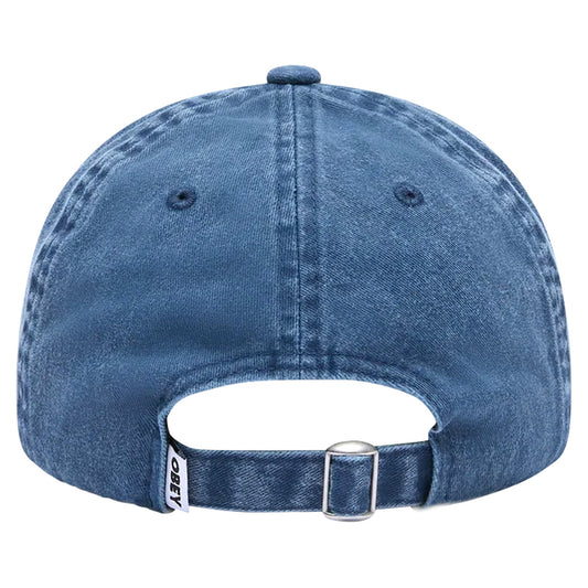 Cappello Obey Pigment Studios 6 Panel Strapback - Pigment Mild Navy