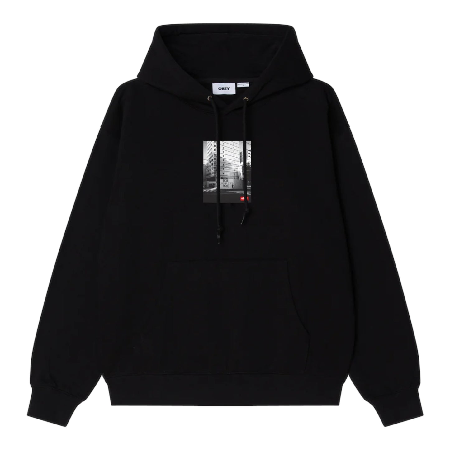 Felpa Obey Osaka Photo Fleece - Black