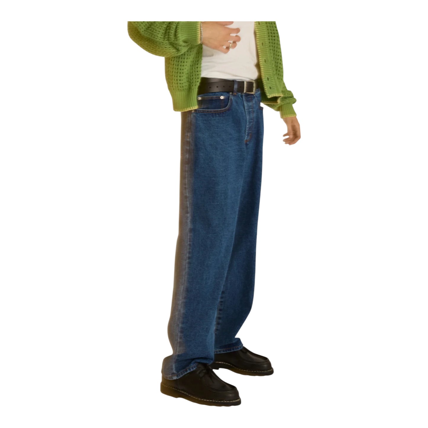 Jeans Obey Bigwig Baggy Denim - Stonewash Indigo