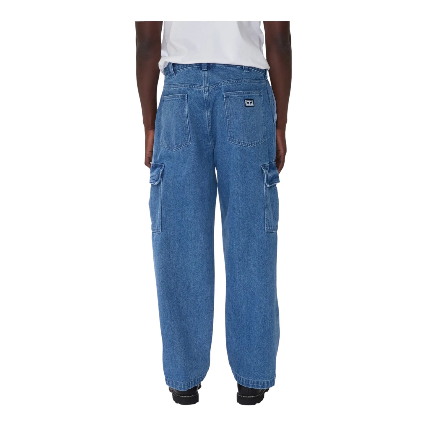 Jeans Obey Bigwig Cargo Denim Pant - Light Indigo