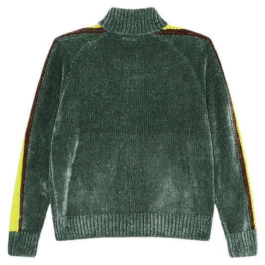 Cardigan Obey Varen Zip Up Sweater - Dark Forest Multi