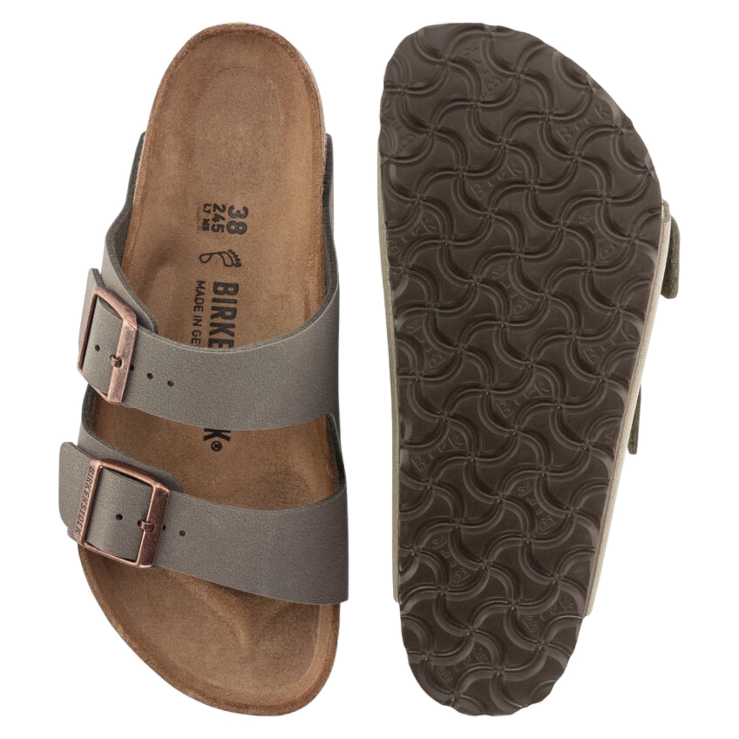 Sandali Unisex Birkenstock Arizona - Grigio Stone Francis Concept