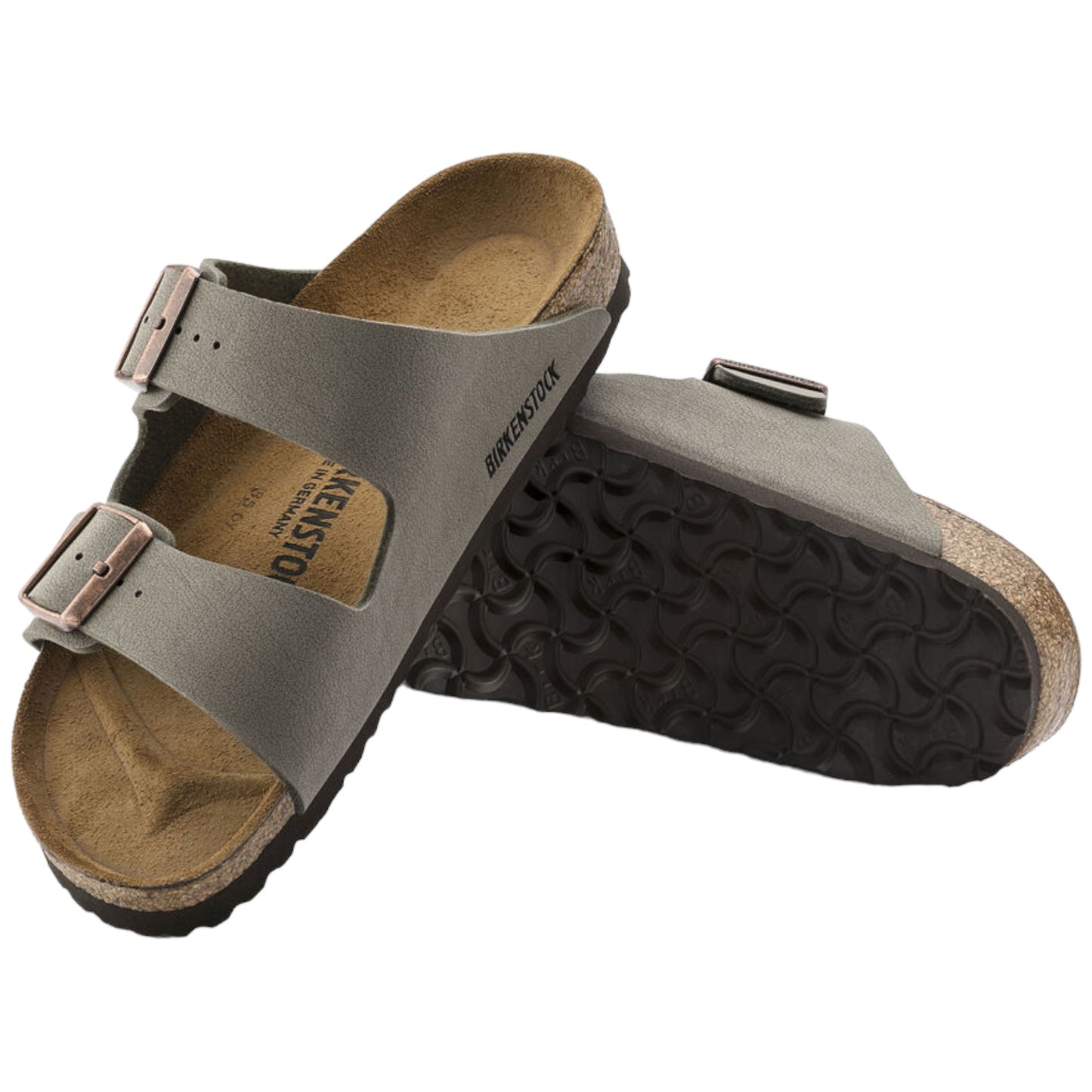 Sandali Unisex Birkenstock Arizona - Grigio Stone Francis Concept