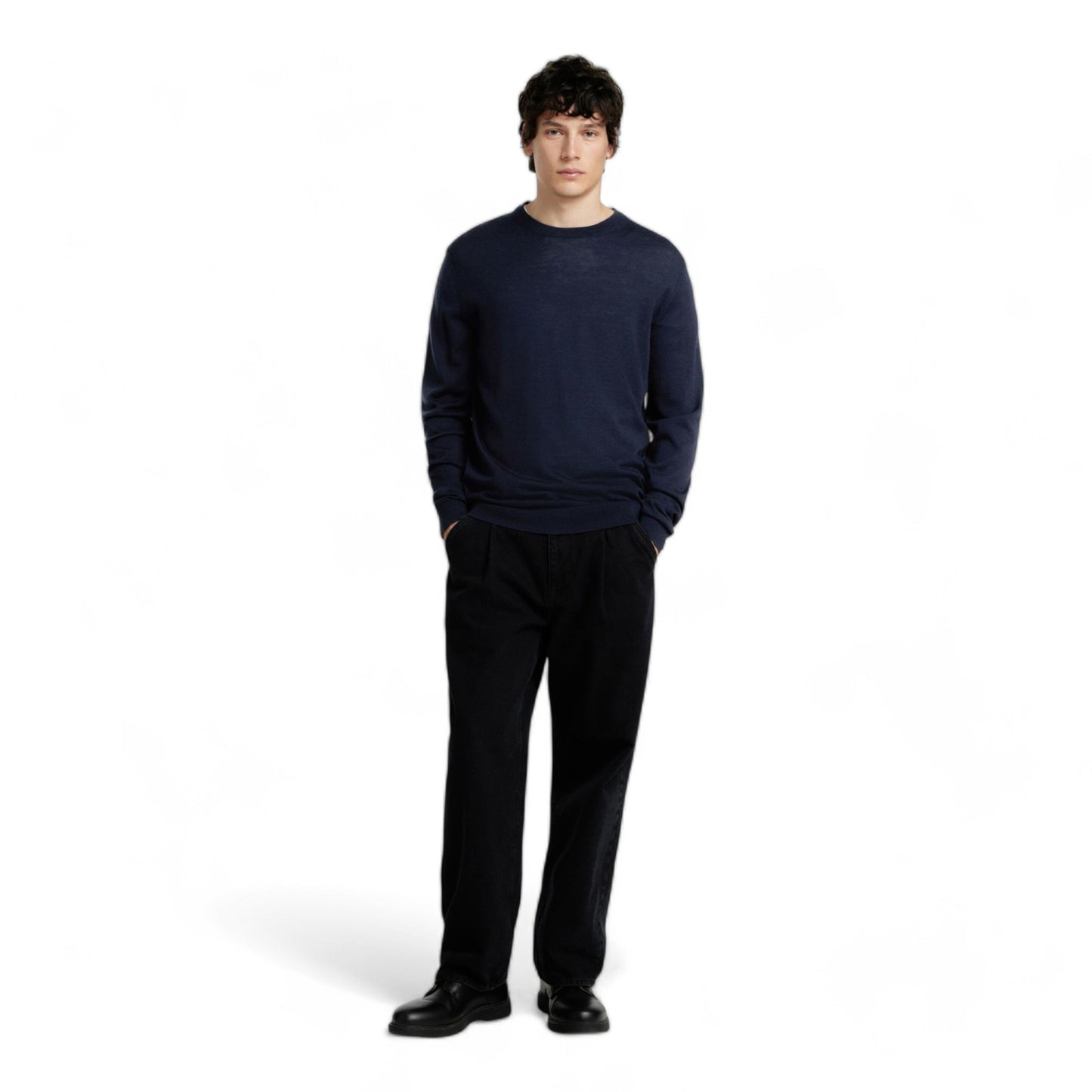 SELECTED HOMME SLHTRAY LS KNIT MERINO CREW NECK NOOS Francis Concept