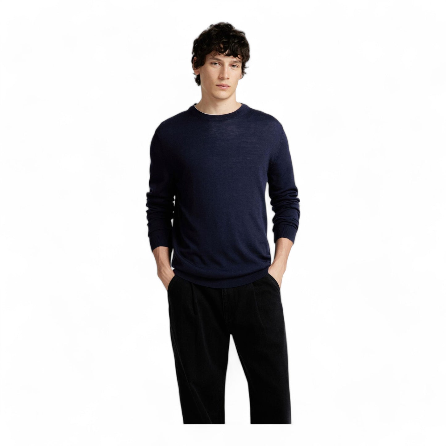 SELECTED HOMME SLHTRAY LS KNIT MERINO CREW NECK NOOS Francis Concept
