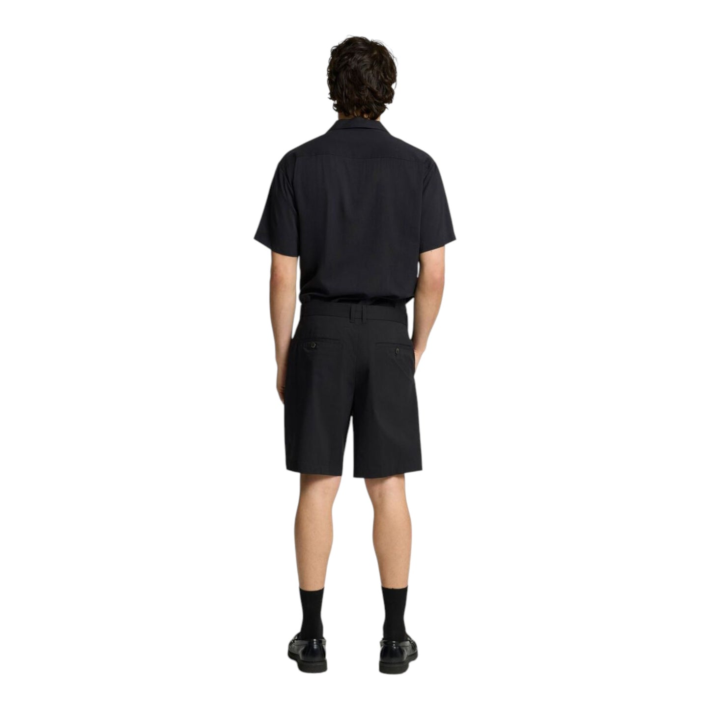 Selected Homme Regular Nico Press Shorts - Black