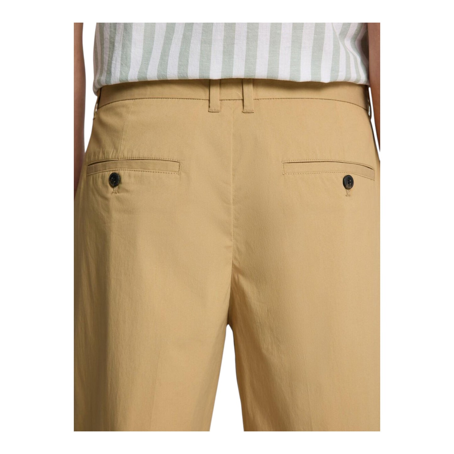 Selected Homme Regular Nico Press Shorts - Beige