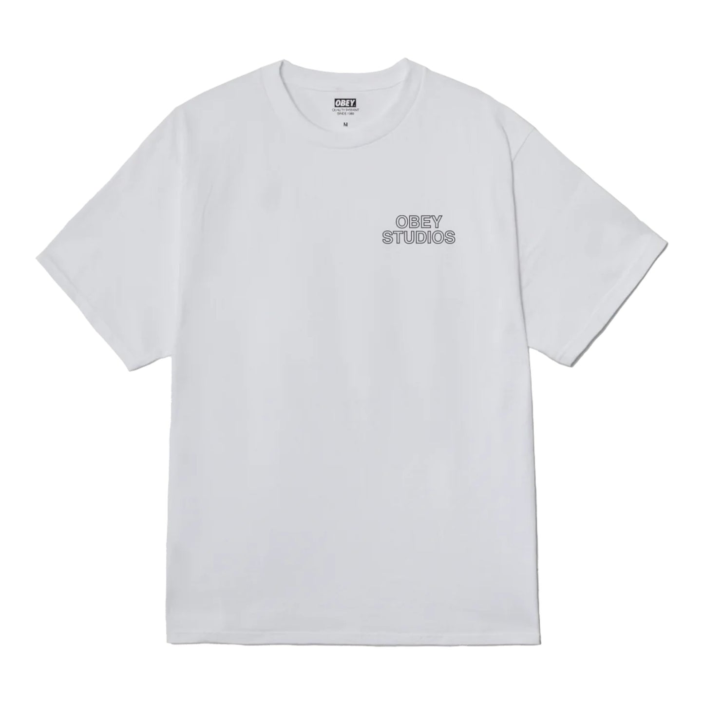 T-Shirt Obey Studios Palette Tee - White Francis Concept