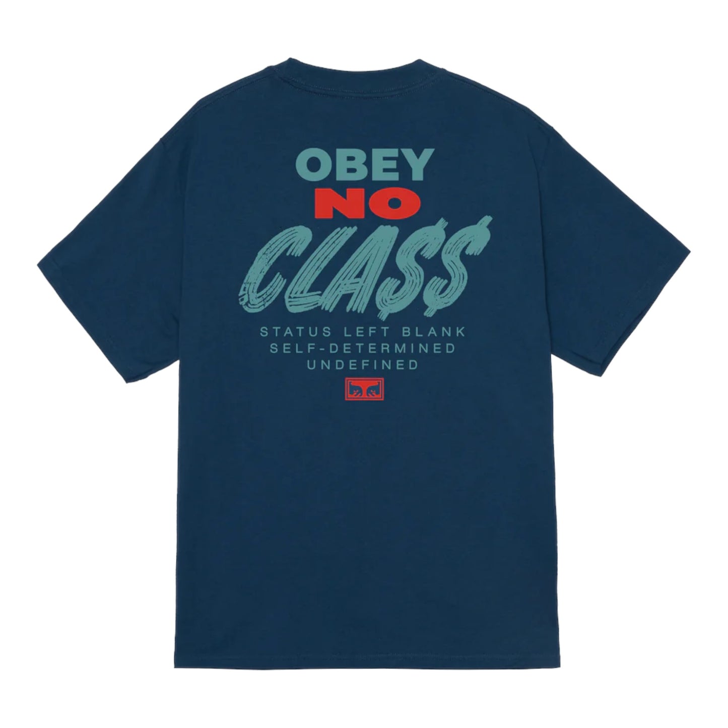 T-Shirt Obey Class Dropout Tee - Harbor Blue