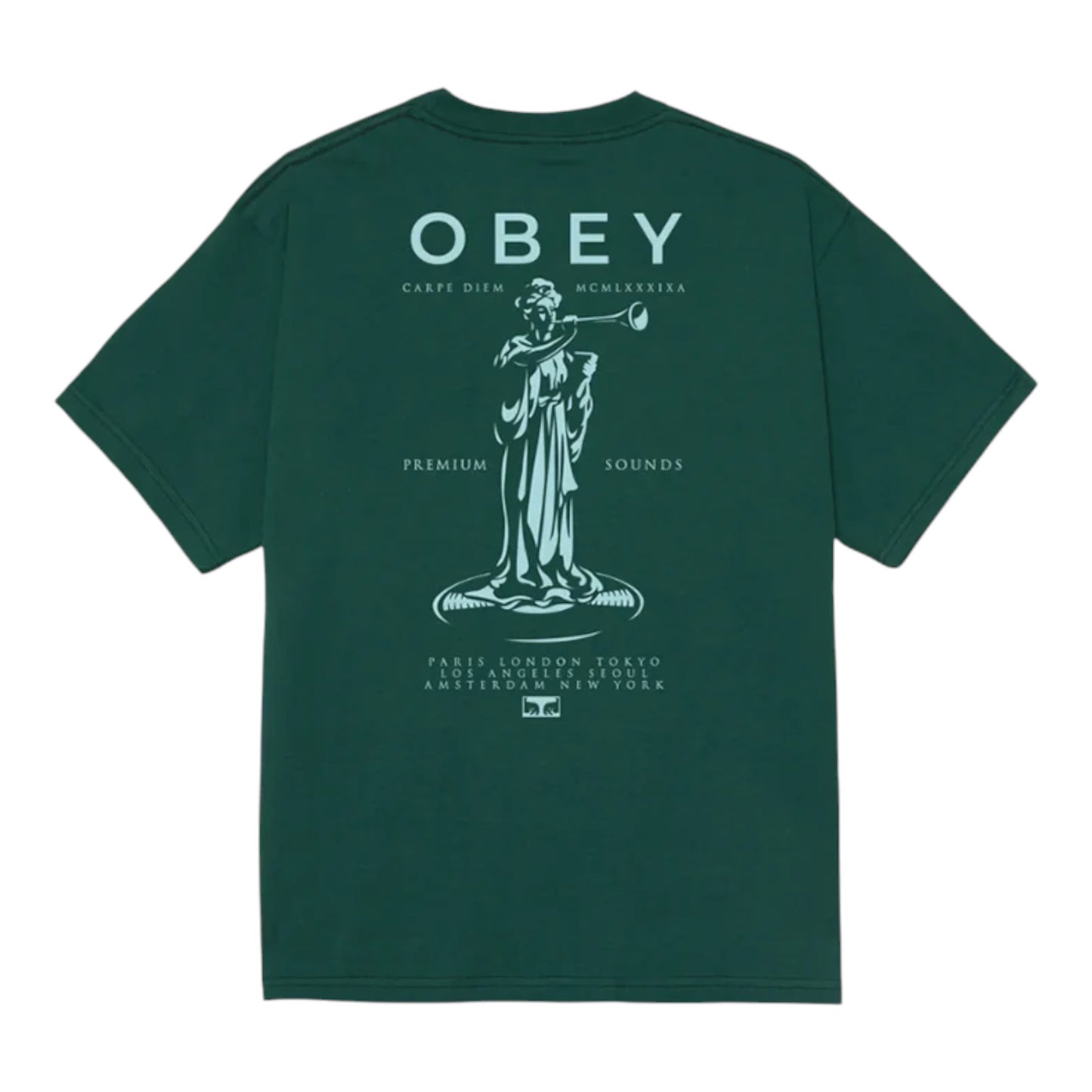 T- Shirt Obey Premium Sounds Tee - Rain Forest Francis Concept