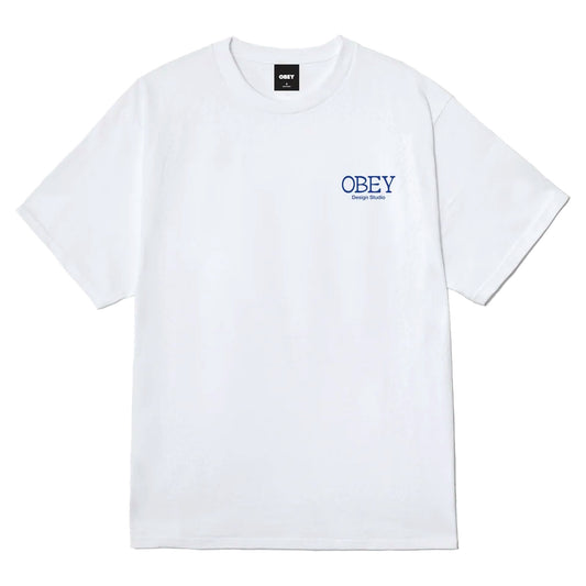 T-Shirt Obey Lucky Cat Tee - White