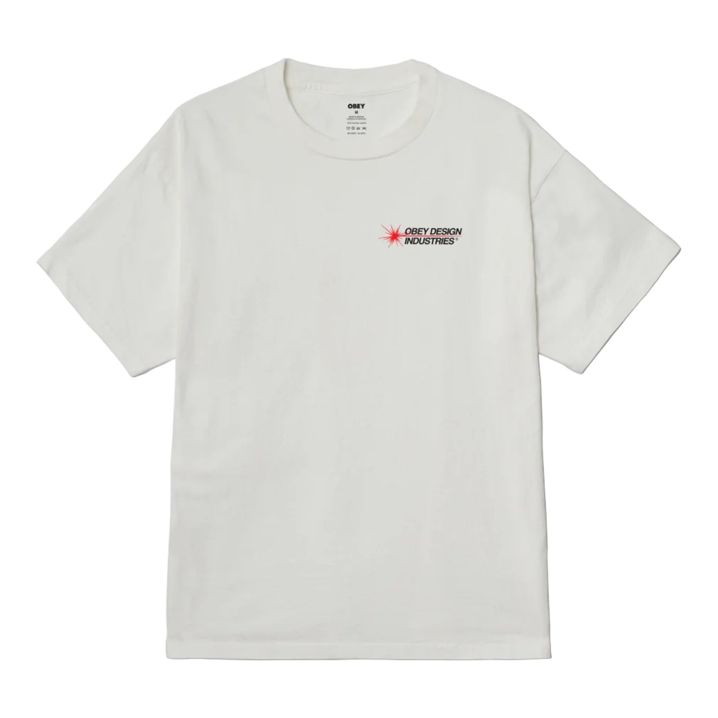 T-Shirt Obey Design industries Tee - Pigment Vintage White Francis Concept