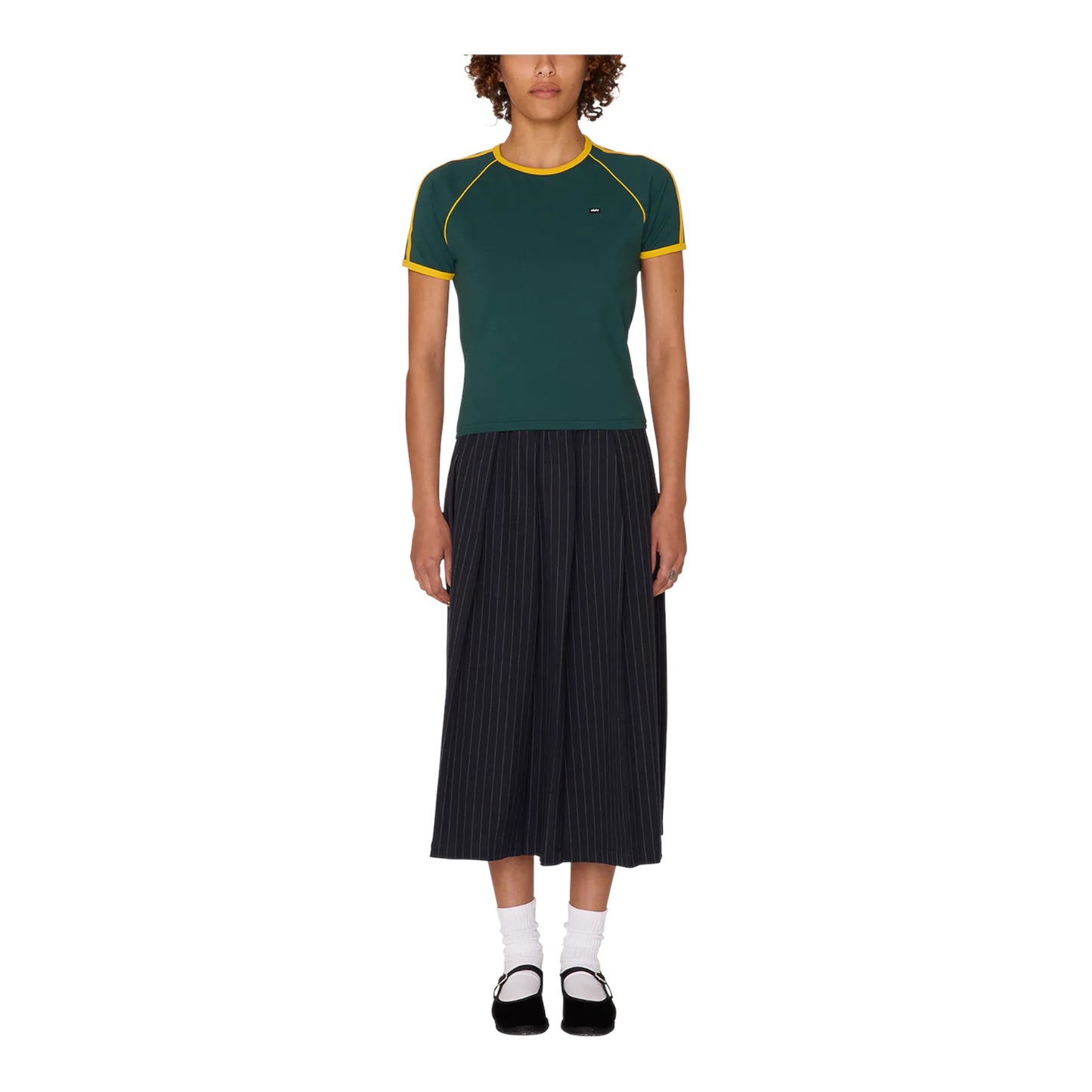 T- Shirt Obey Diversion Raglan Tee - Forest SS