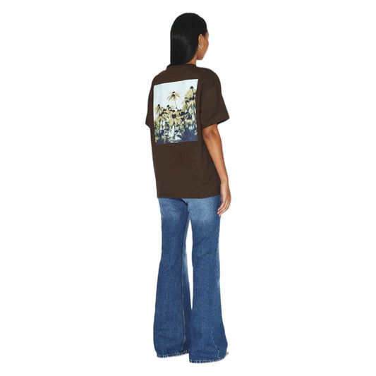 T-Shirt Dr.Denim Trooper Tee - Brown Bloom