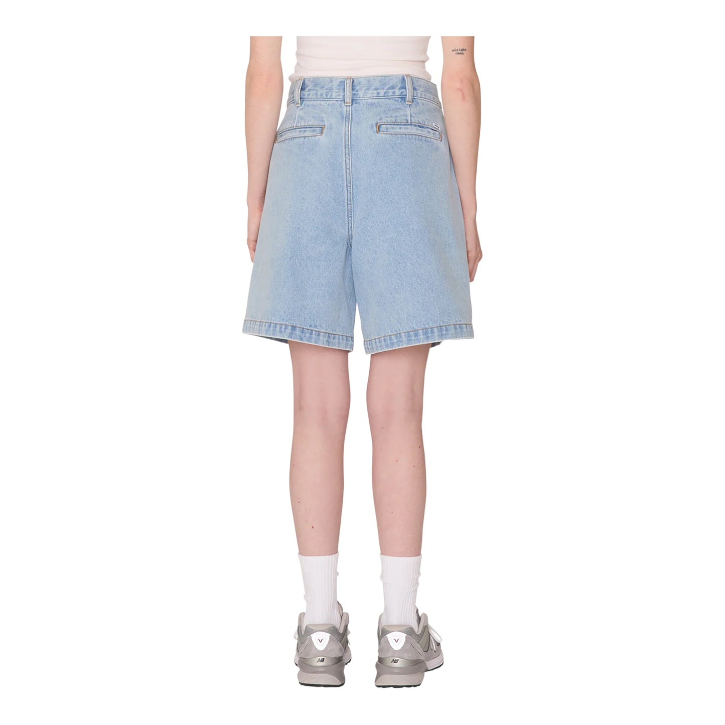 Shorts Obey Eli II Denim Pleated Short - Cirrus
