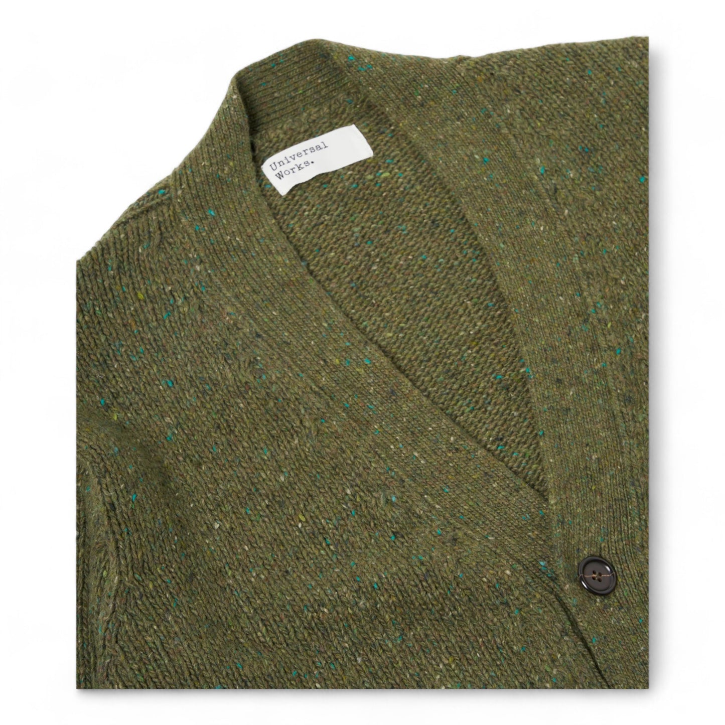 Cardigan Universal Works Langdale - Green Francis Concept
