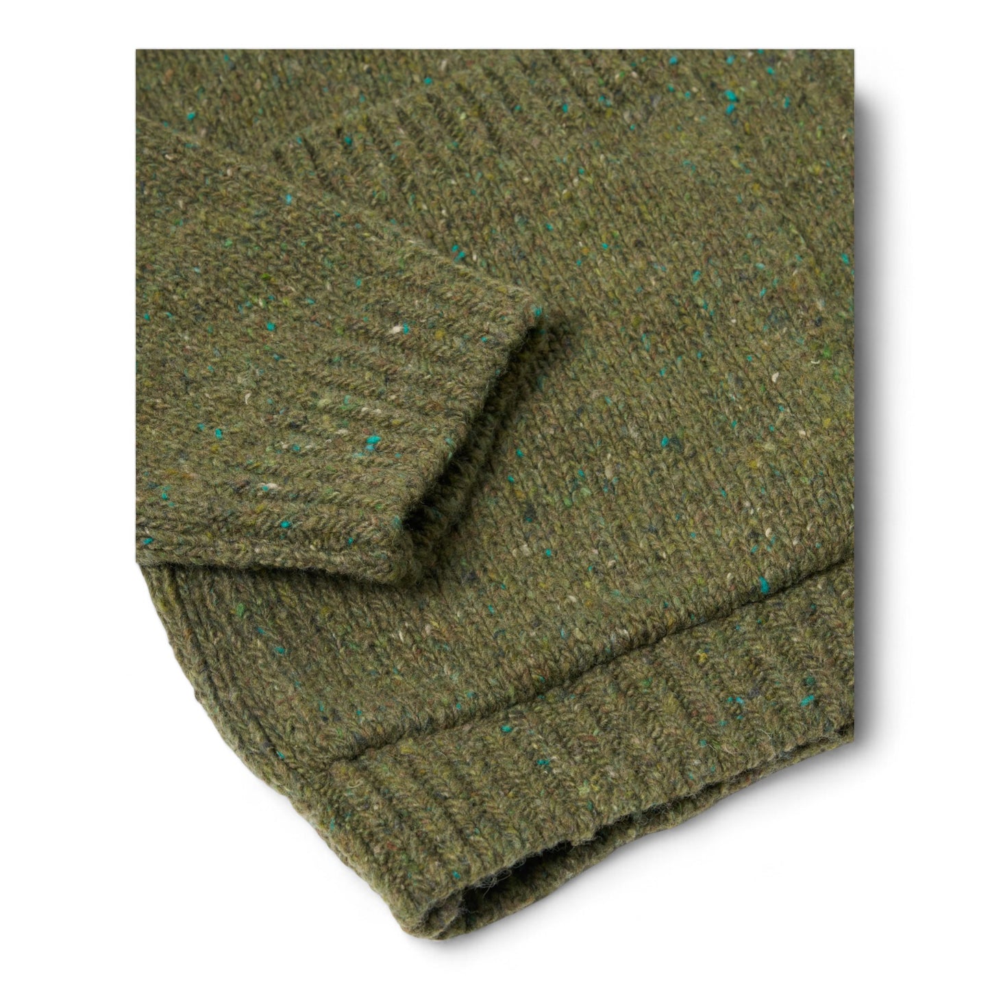 Cardigan Universal Works Langdale - Green Francis Concept