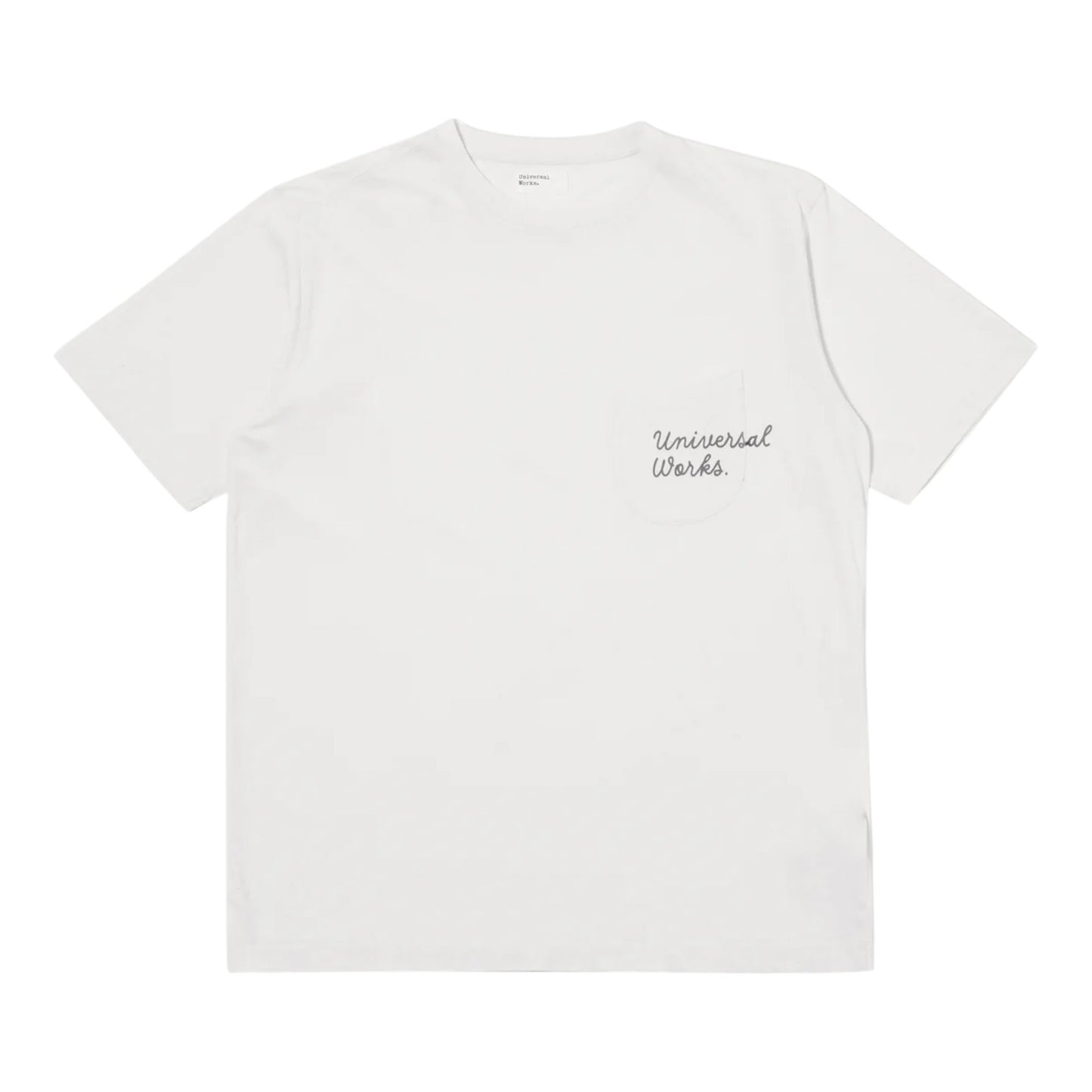 T-Shirt Universal Works Print Pocket Tee - Ecru Francis Concept