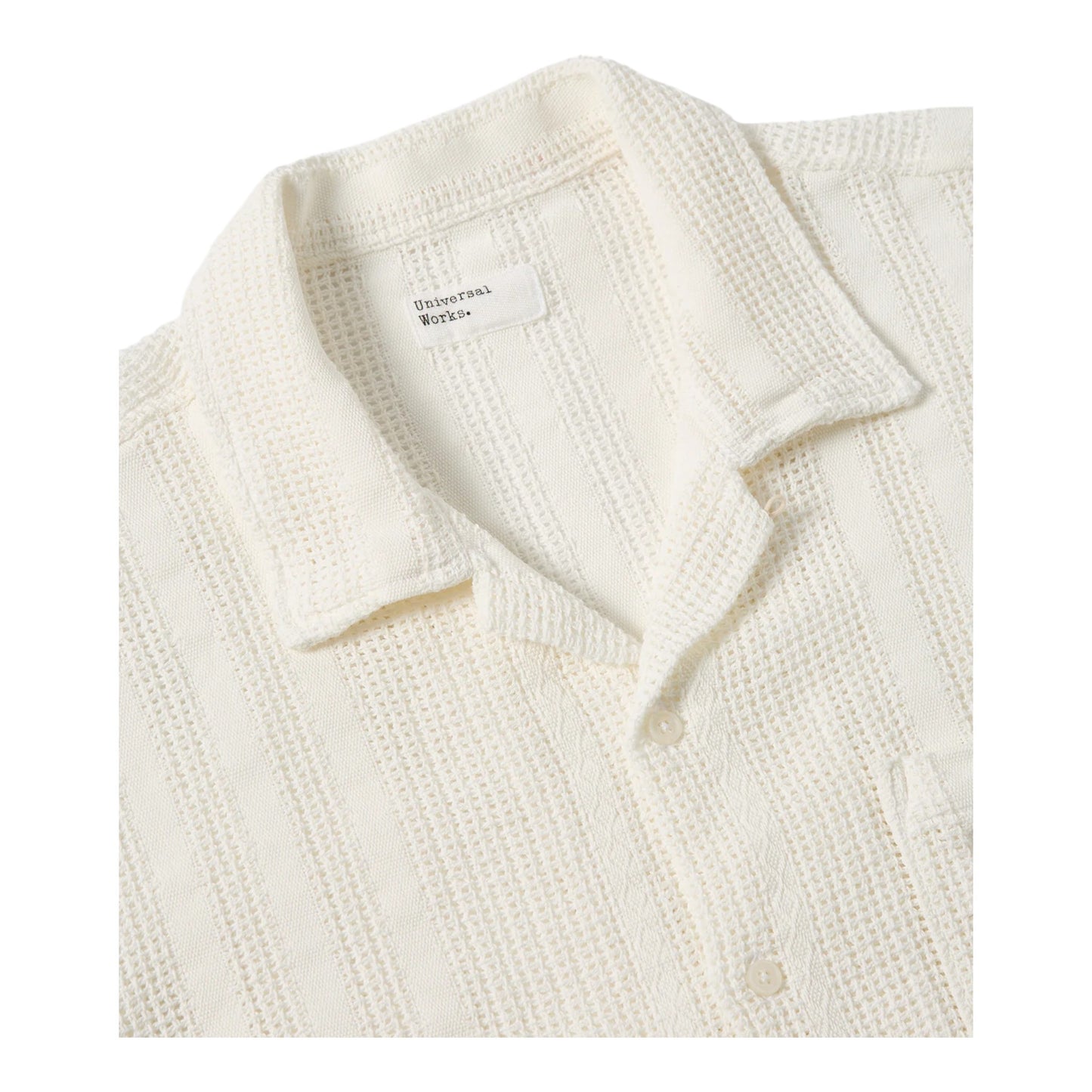 Camicia Universal Works Road Shirt - Ecru
