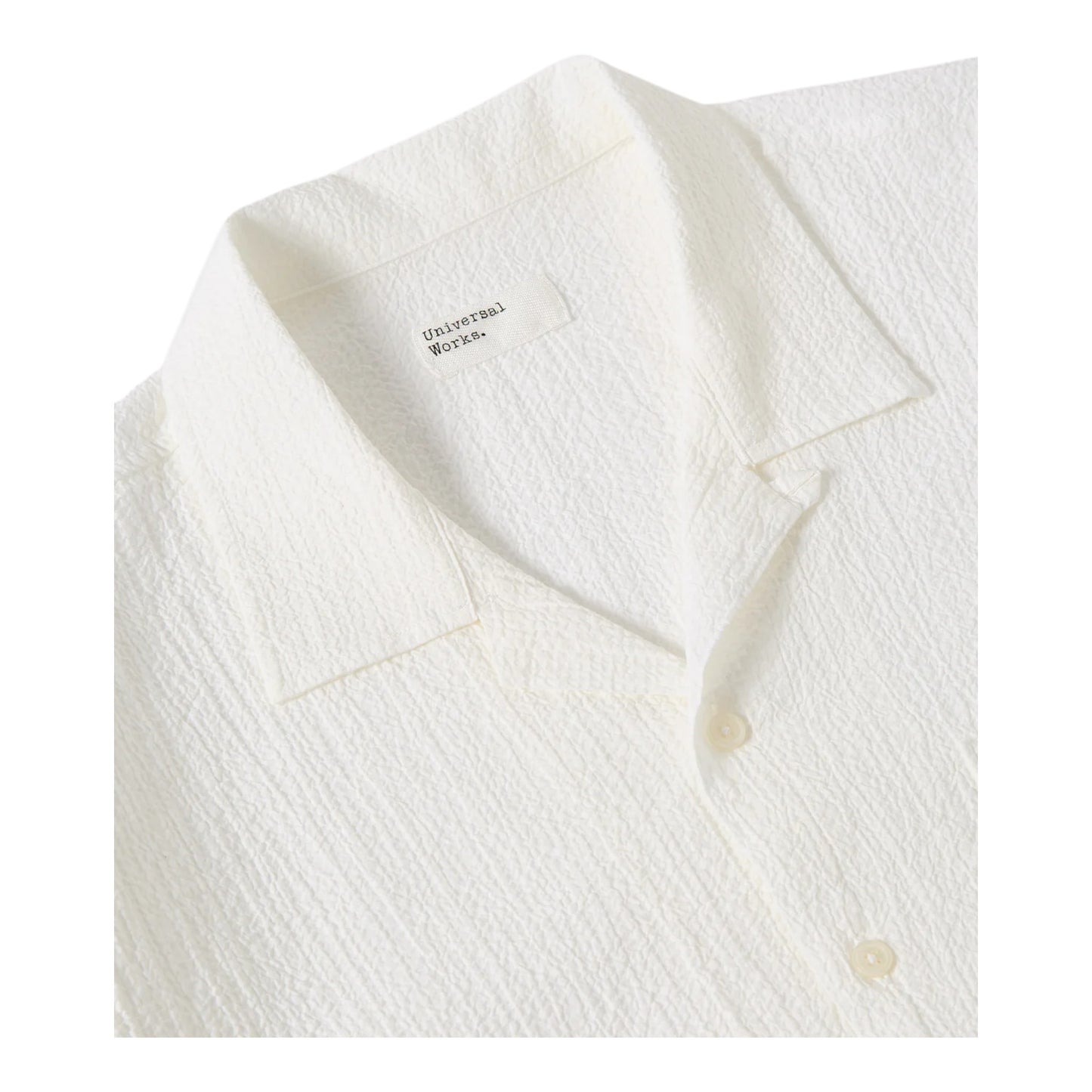 Camicia Universal Works Road Shirt - White