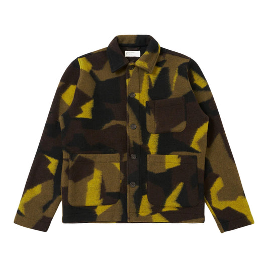 Giacca Universal Works Field Jacket Swede Camo Fleece - Camo
