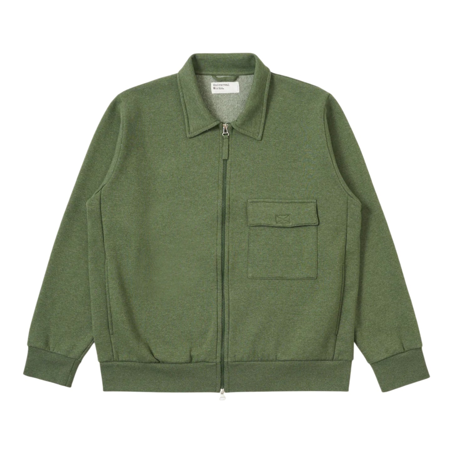 Giacca Universal Works Tyler Jacket Red Cot Blend Jersey - Green