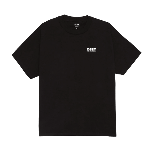 T-Shirt Obey Visual Design Studio Tee - Black
