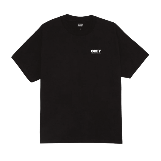 T-Shirt Obey Global System Tee - Black