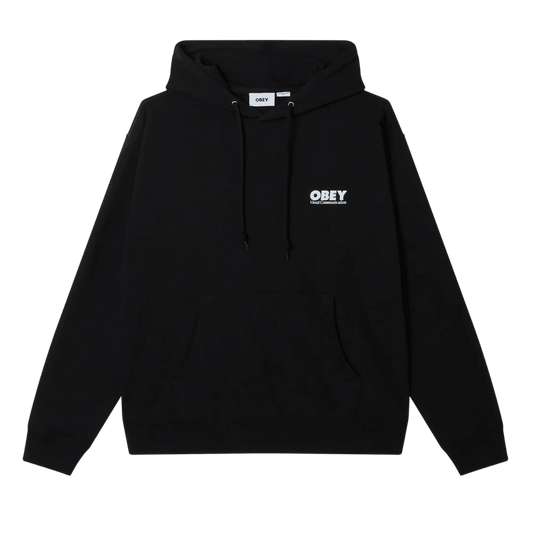 Felpa Obey Global Systems Fleece - Black