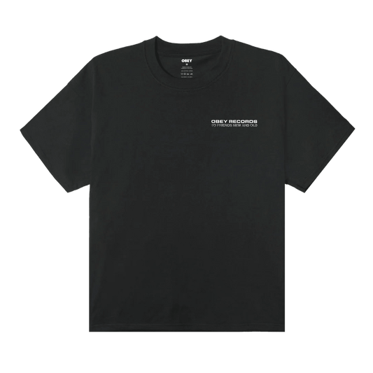 T-Shirt Obey To New Friends Old Tee - Vintage Black