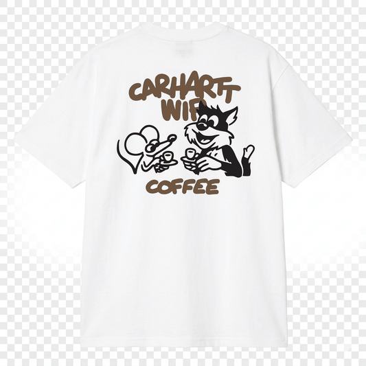T-Shirt Carhartt Wip S/S Coffe Break T-Shirt - White