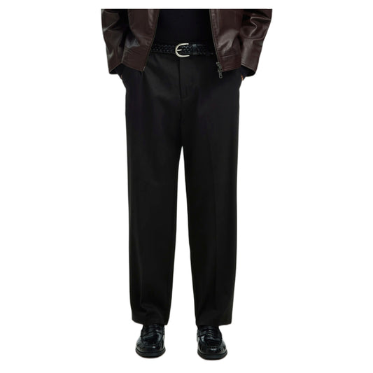 Pantaloni Selected Homme Loose Luke Wool Blend Pant - Black