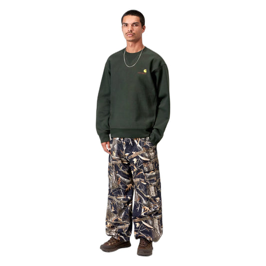 Felpa Carhartt Wip American Script Sweatshirt - Raven
