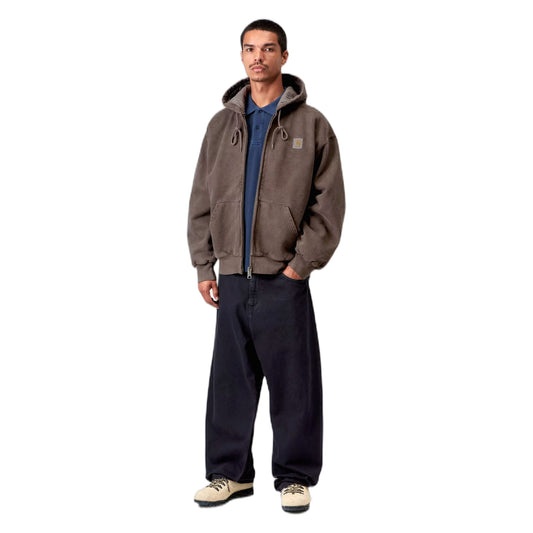 Felpa Carhartt Wip Hooded Vista Jacket - Tobacco Garment Dyed