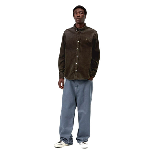 Camicia Carhartt Wip L/S Madison Cord Shirt - Tobacco