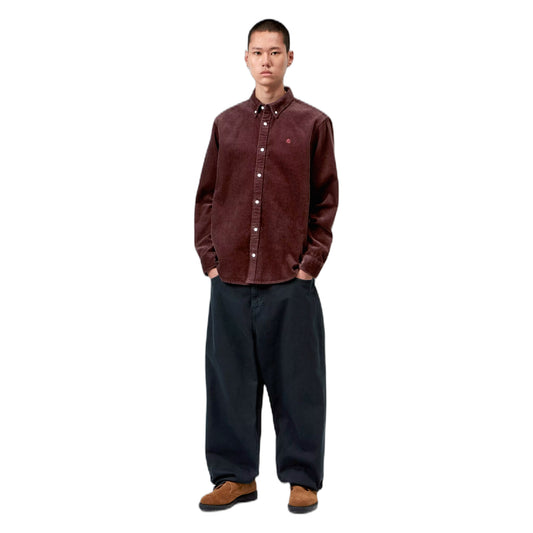 Camicia Carhartt Wip L/S Madison Cord Shirt - Amarone