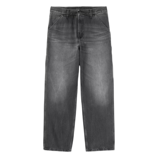 Jeans Carhartt Wip Single Knee Pant - Black Marble Used Wash