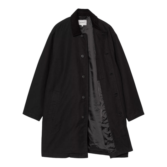 Giacca Carhartt Wip Webster Coat - Black / Black Rinsed