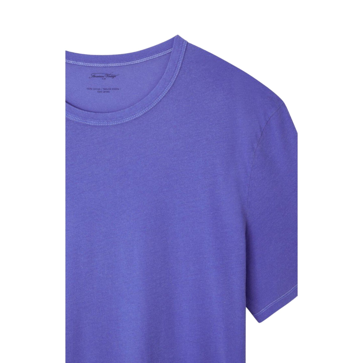 T-Shirt Uomo American Vintage Man Tee Shirt Devon - Blu Francis Concept