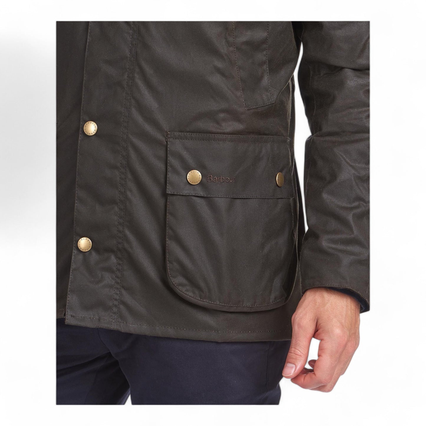 Giacca Barbour Ashby Wax Jacket - Olive Francis Concept