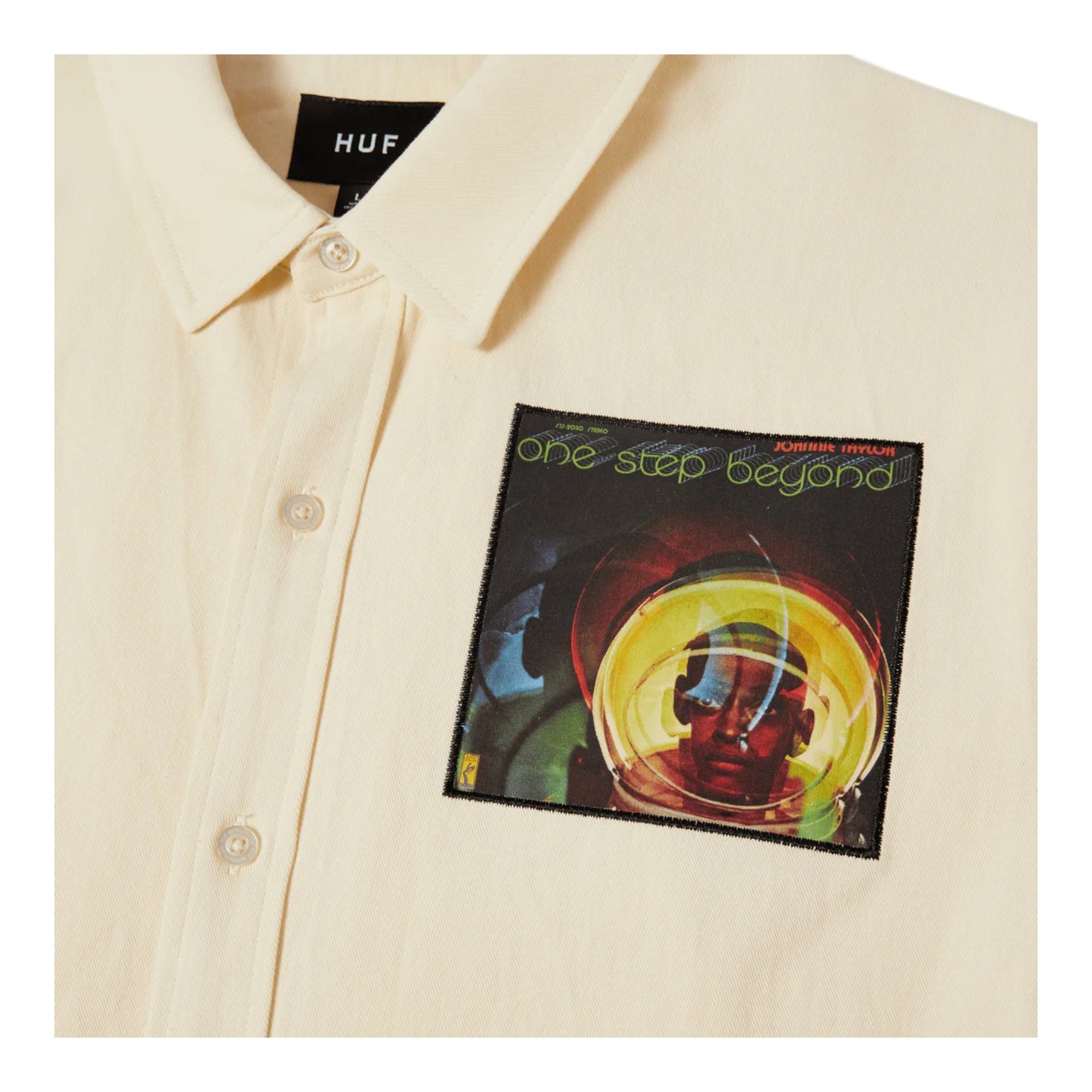 Camicia Huf Stax Patches Button Up - Natural