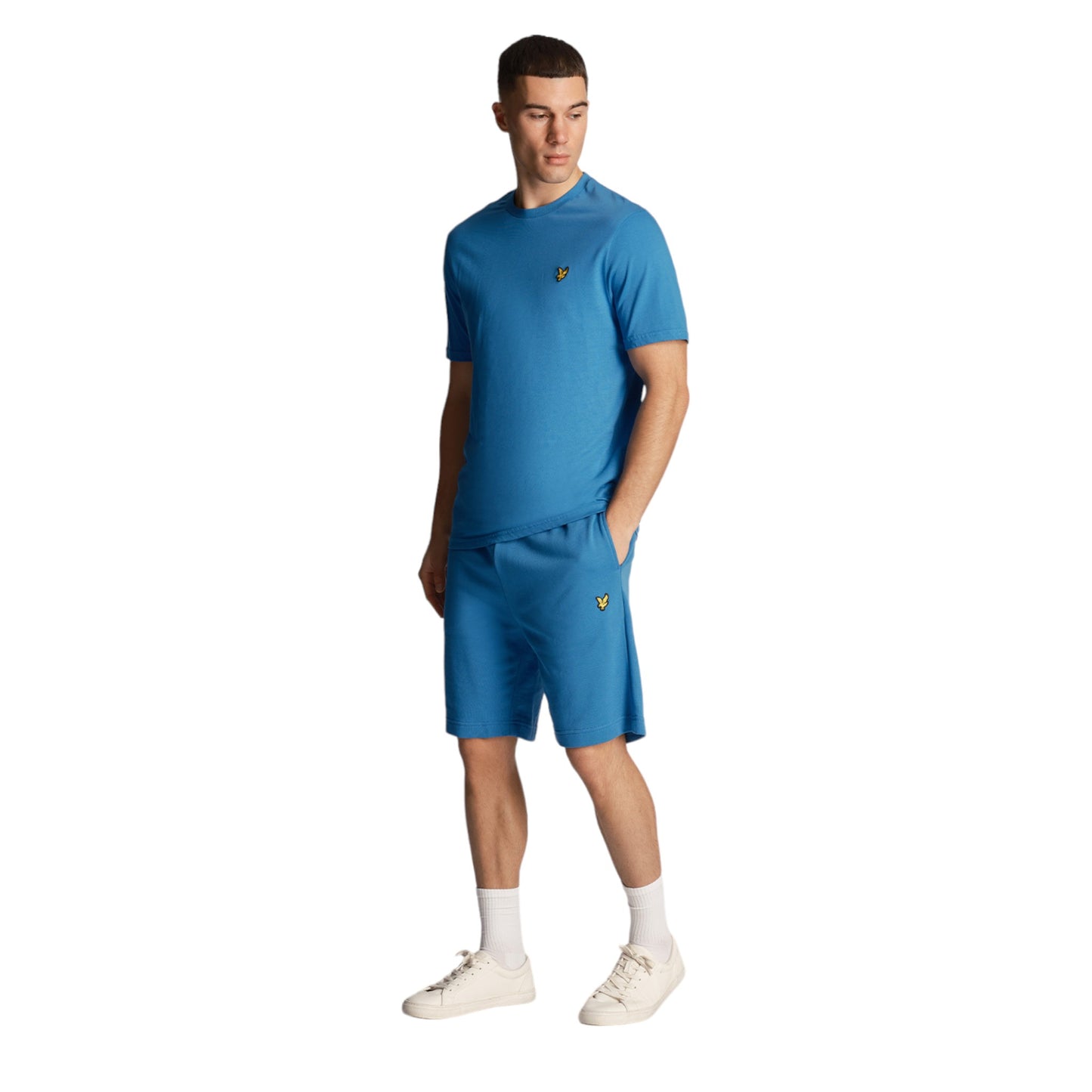 T-Shirt Uomo Lyle & Scott Plain - Blue Francis Concept