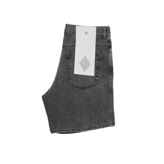 Amish Bermuda Bernie AMISH Recycled Denim - Black Mid Stone - Bermuda di Amish | Francis Concept