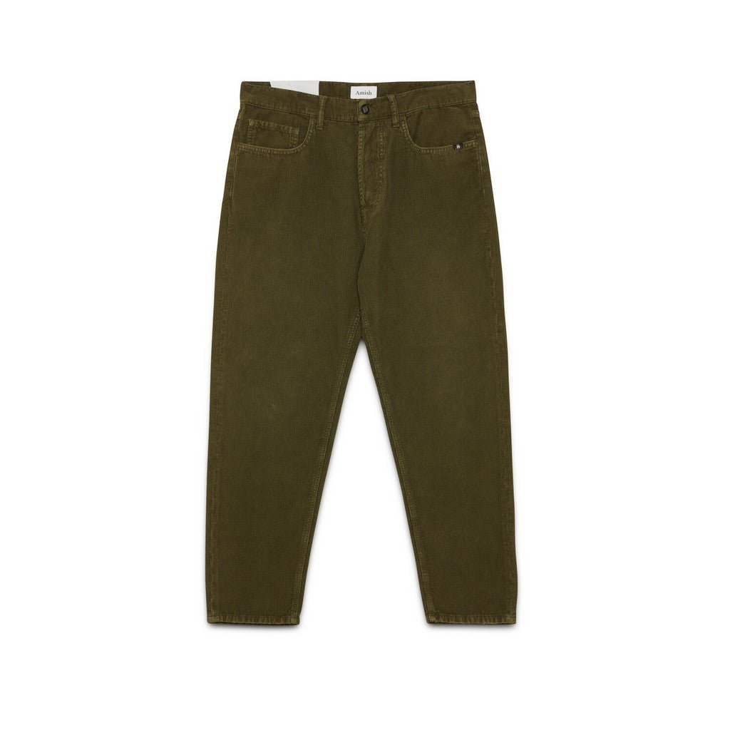 Amish Jeremiah MAN AMISH Corduroy - Olive - Pantaloni di Amish | Francis Concept