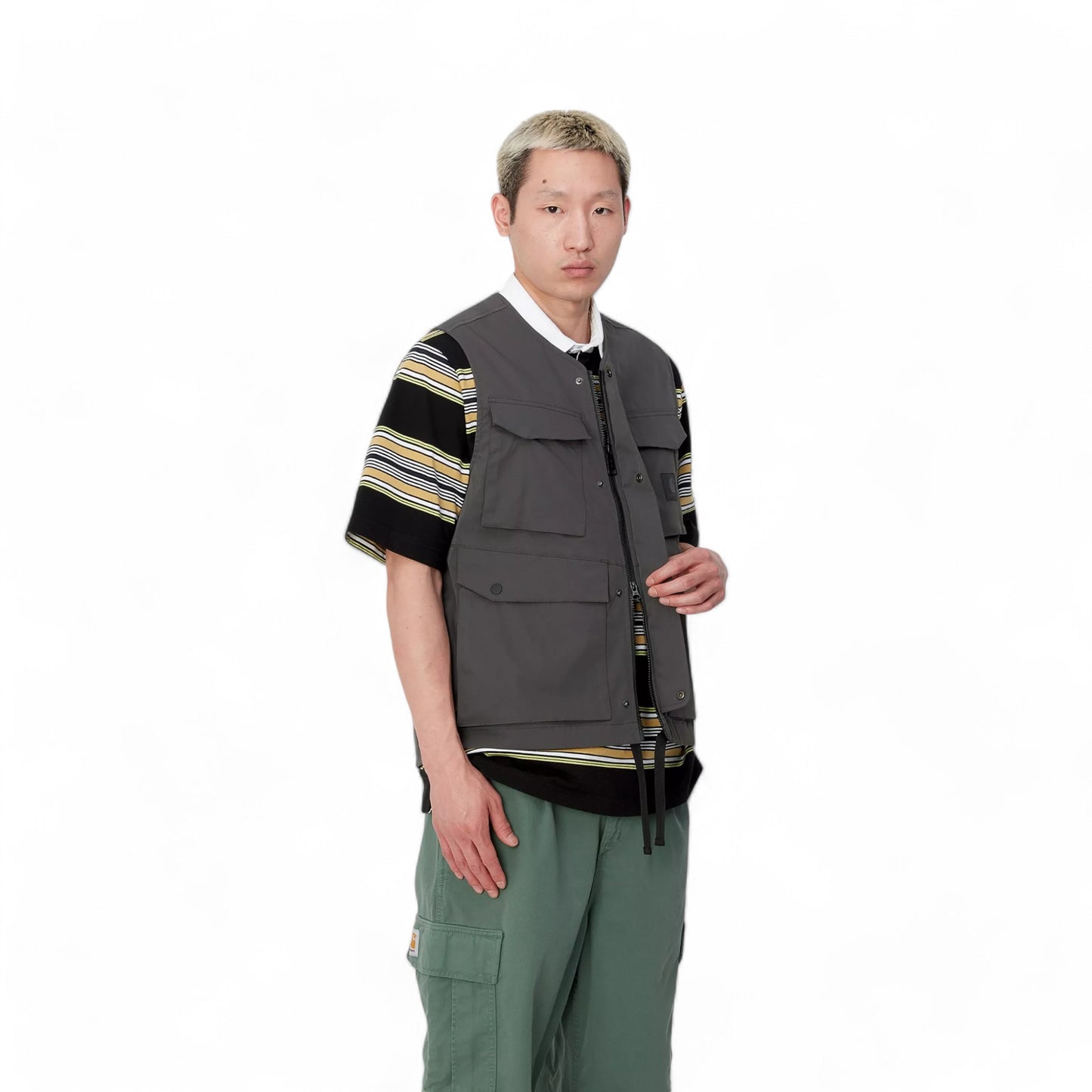 Carhartt Wip Balto Vest - Graphite Francis Concept