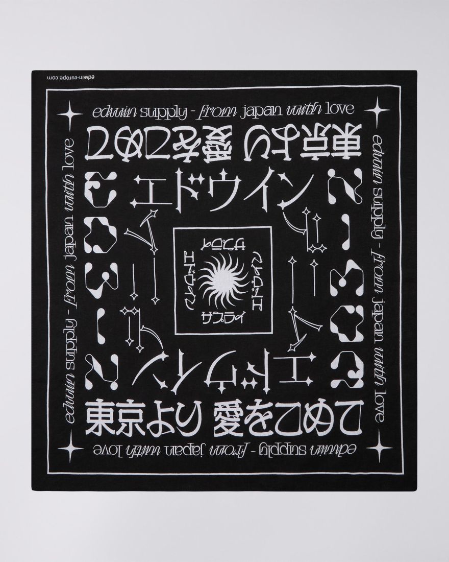 Bandana Edwin - Black - Gadget di Edwin | Francis Concept