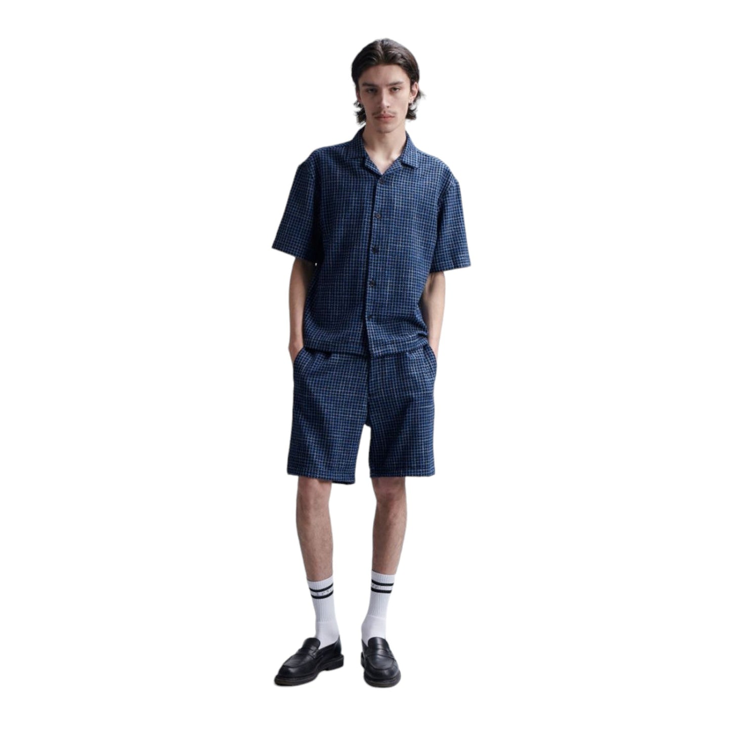 Bermuda Edwin Bazz Short - Blue / Black - Bermuda di Edwin | Francis Concept