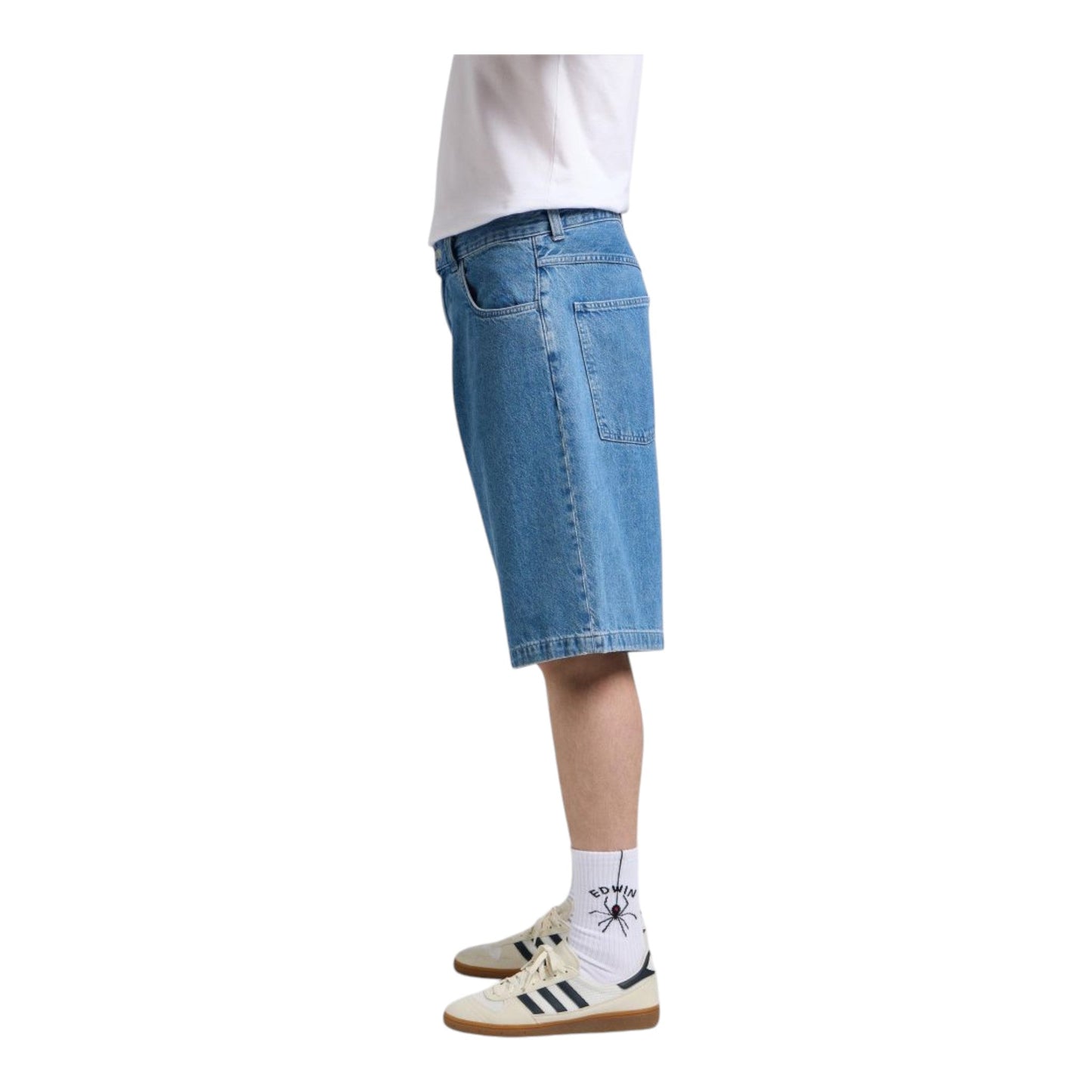 Bermuda Edwin Worker Short - Light Stone Washed - Bermuda di Edwin | Francis Concept
