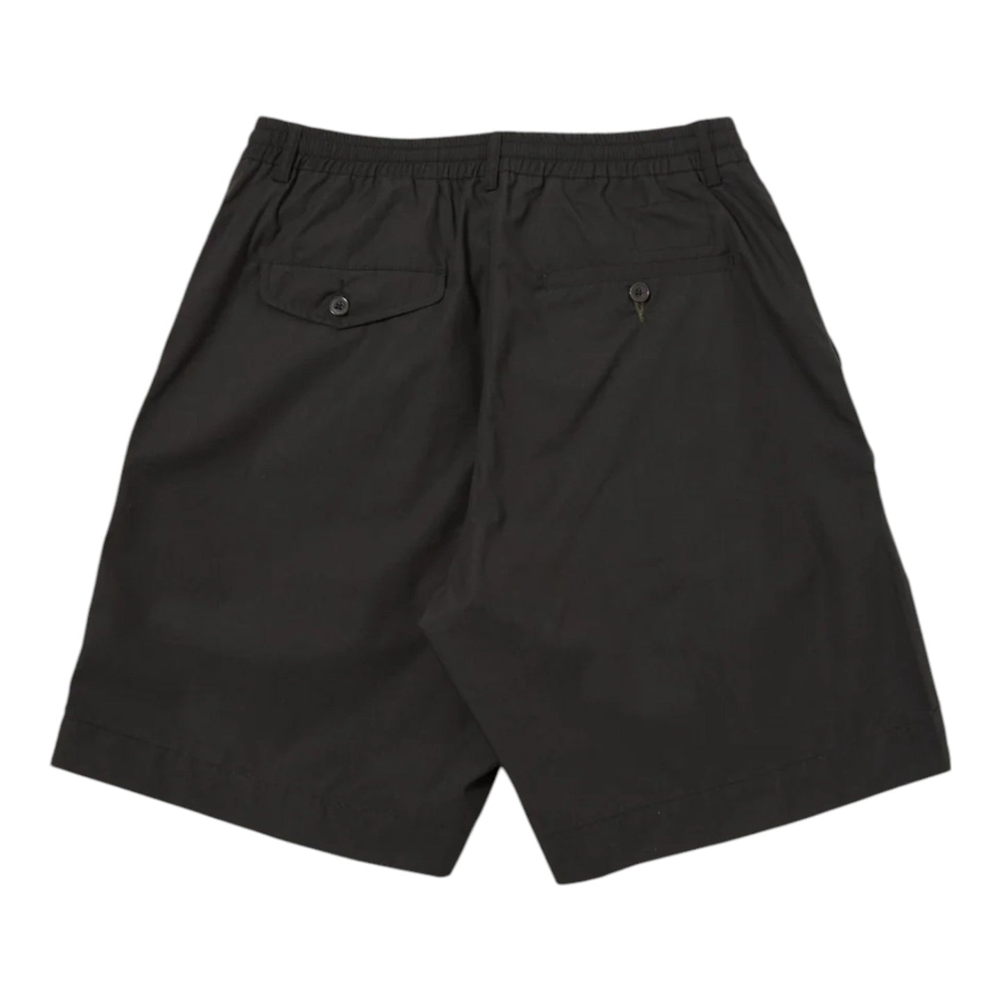 Bermuda Universal Works Pleated Track Short - Black - Bermuda di Universal Works | Francis Concept